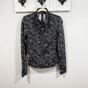 Lululemon Forme Jacket Size 8 Rocky Road Sand Dune Fitted Zip Up